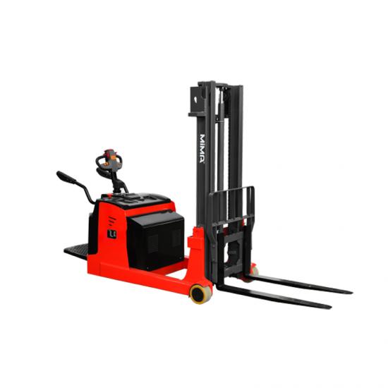 MBB Series 1.0-1.5T Battery Counterbalance Stacker with Folding Fork 